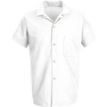Vf Imagewear Chef Designs Cook Shirt, White, Polyester/Cotton, 5XL 5020WHSS5XL